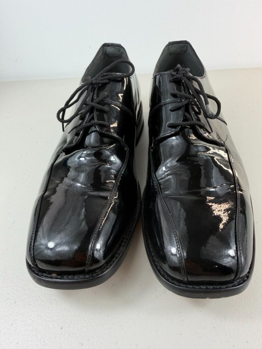 Stacy Baldwin Oxford black leather men's shoe size 10.5